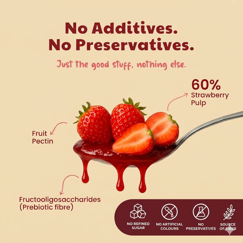 Coddle Strawberry & Honey Jam | Natural Sweetness | No Preservatives