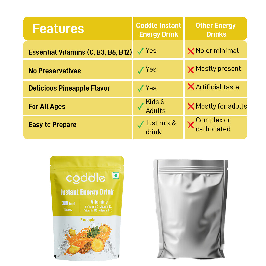 Pineapple Instant Energy Drink Powder